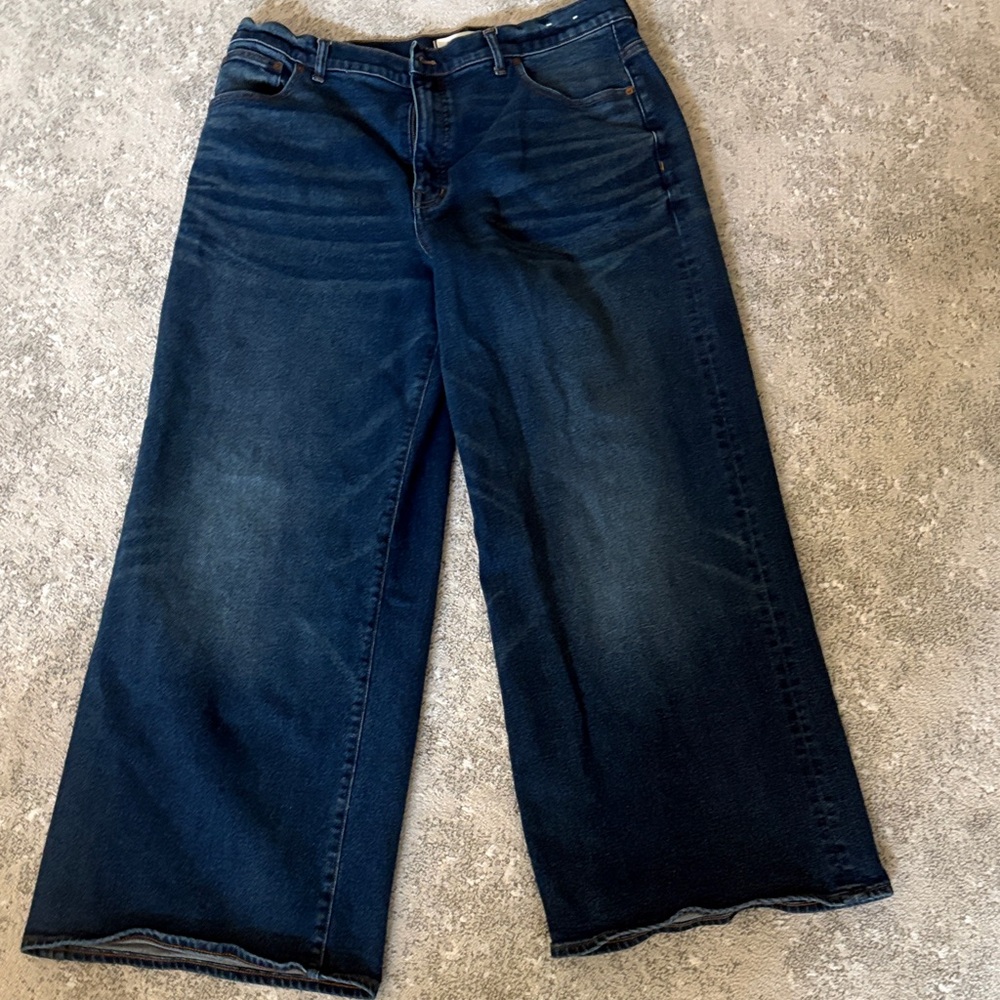 Madewell Dark Blue Flare Jeans